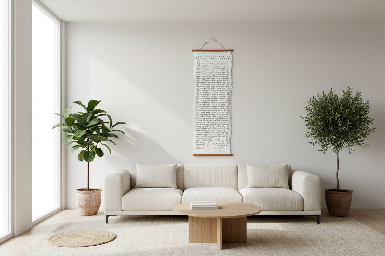 The Last Sermon Tapestry Calligraphy Scroll Art