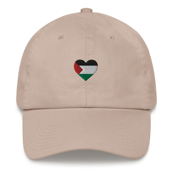 Embroidered Palestine Heart Flag | 100% of proceeds for Gaza emergency aid