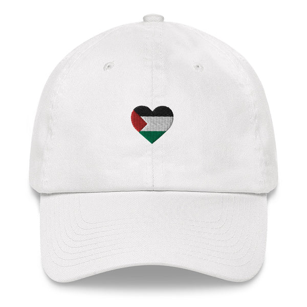 Embroidered Palestine Heart Flag | 100% of proceeds for Gaza emergency aid