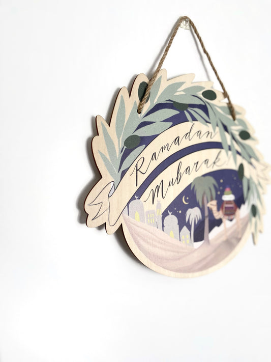 Decorative Ramadan Mubarak Hanging Art
