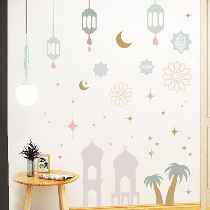 Moon Light Worship Wall Decal Stickers