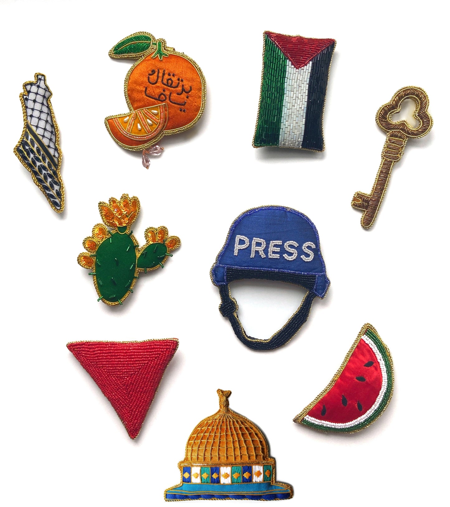 Palestinian Resistance Heirloom Ornament Garland Collection