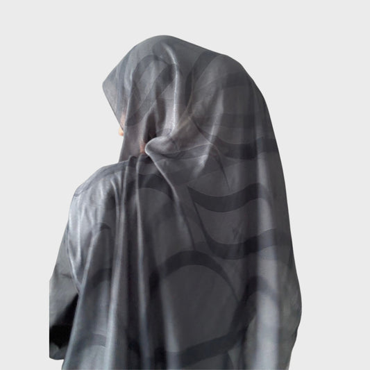 PREORDER Printed Calligraphy Modals Hijabs | Heather