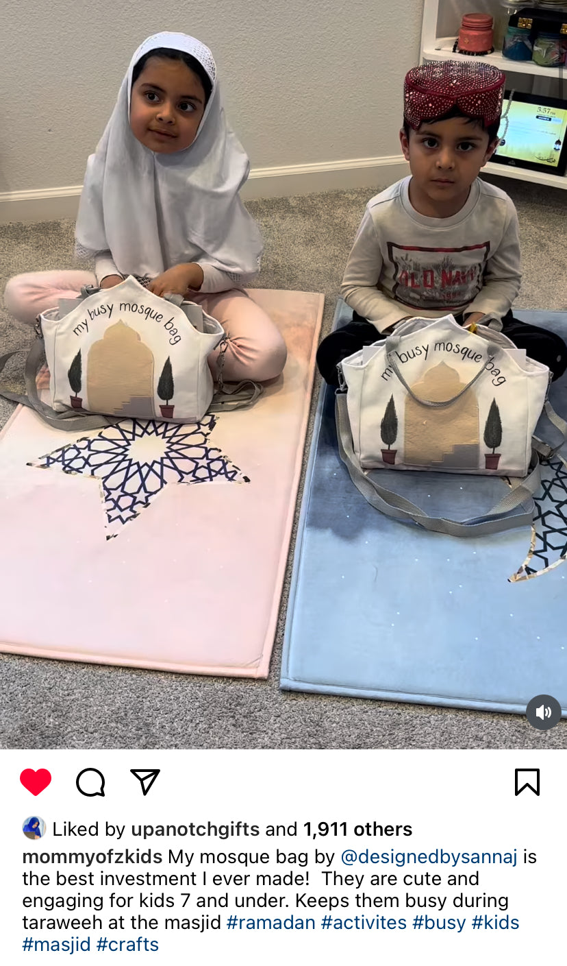 10 Piece Mosque Bag | Featured in Allure Magazine!