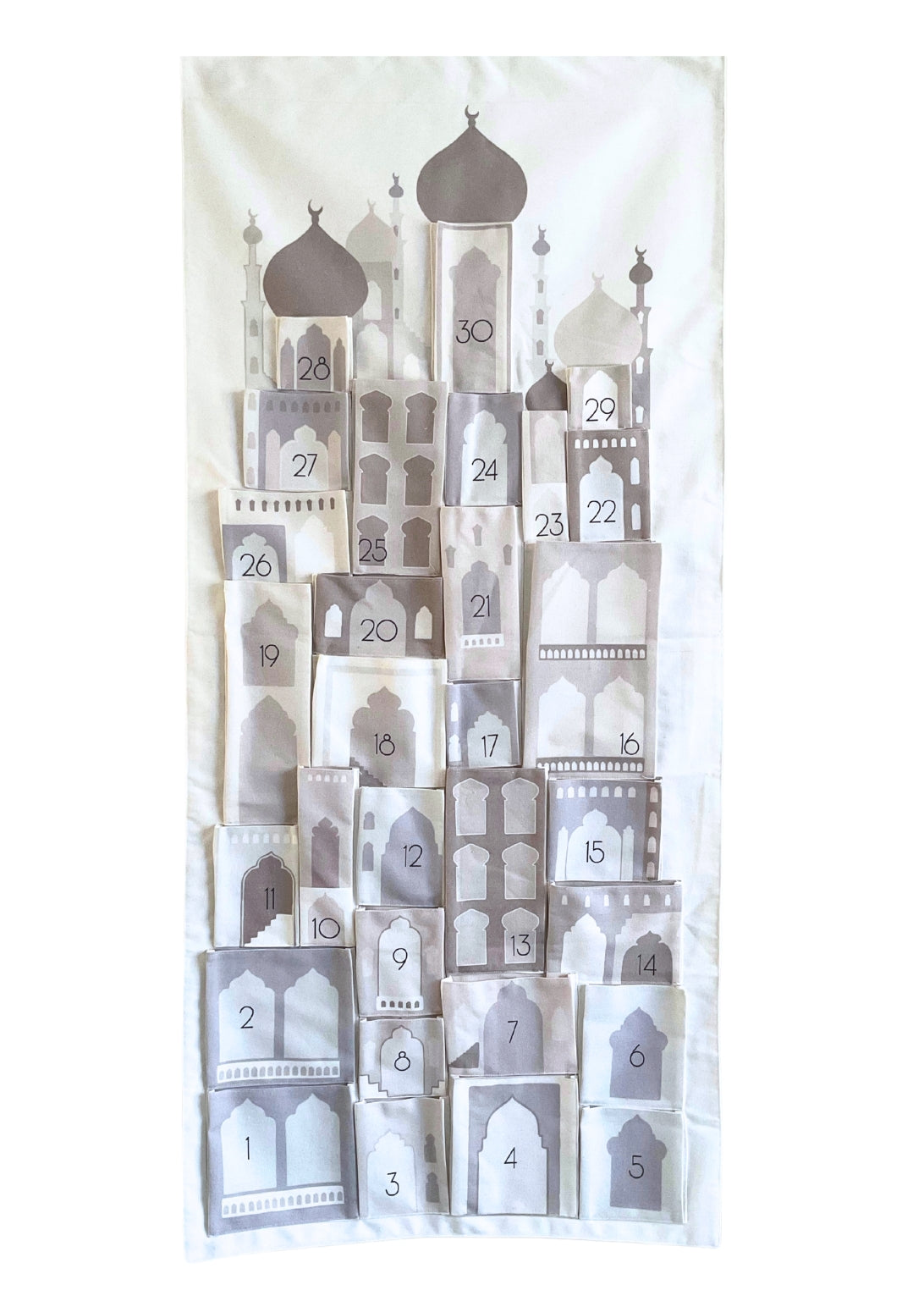 Beige Mosque 30 Day Pocket Ramadan Good Deed Calendar