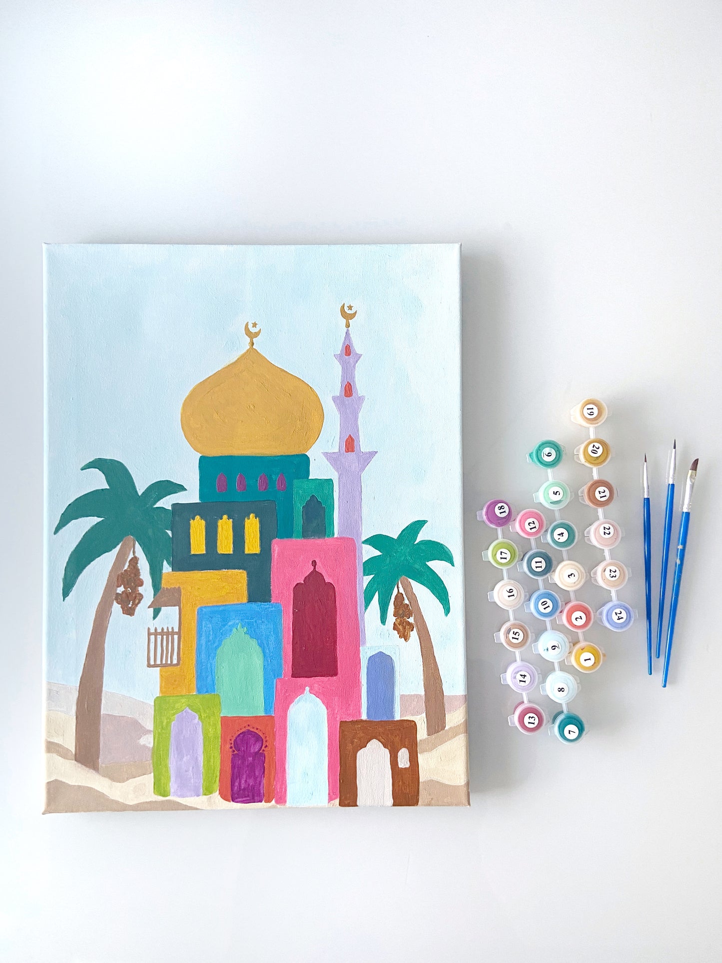 5 Piece Convenient Ramadan Activity Camel Basket Value Bundle