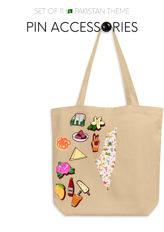 South Asian Pin Charms Set Of 11