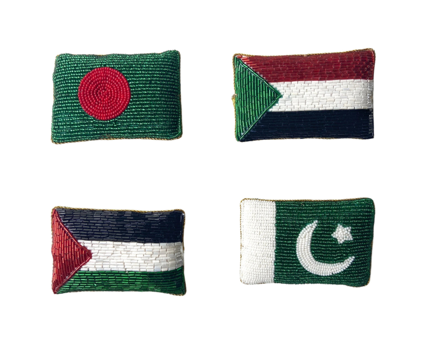 Country Flag Heirloom Ornament Garland Collection