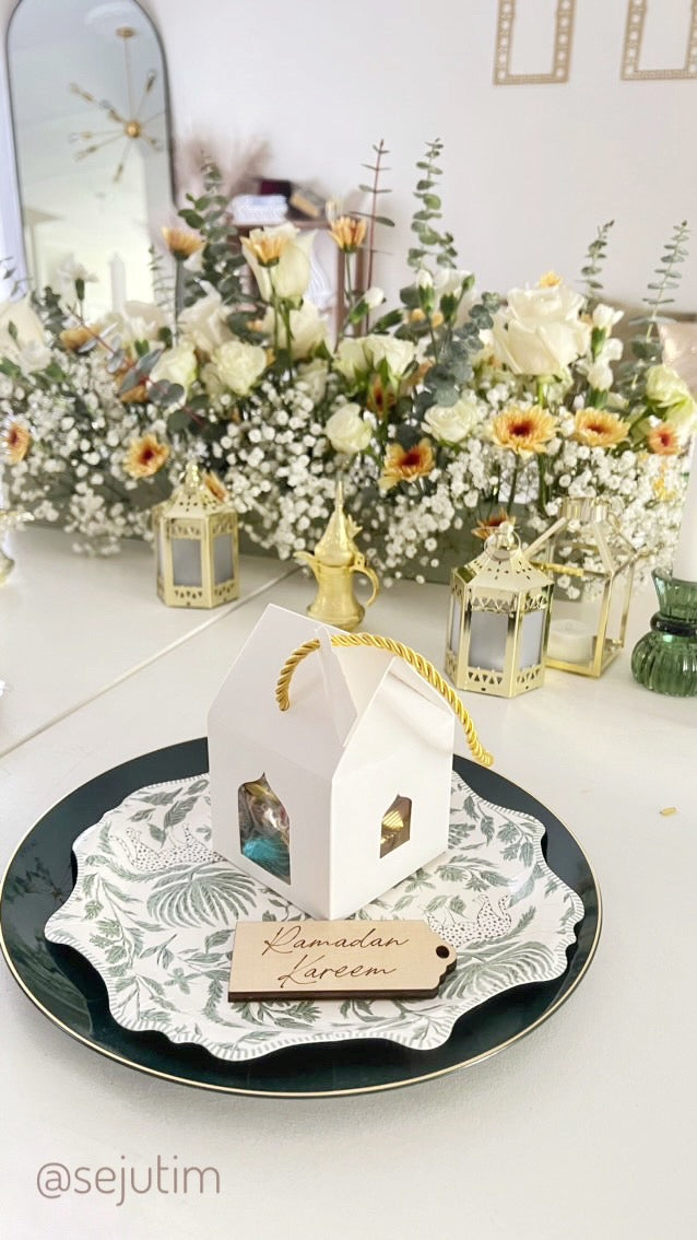 Set of 10 Little Mosque Treat Boxes