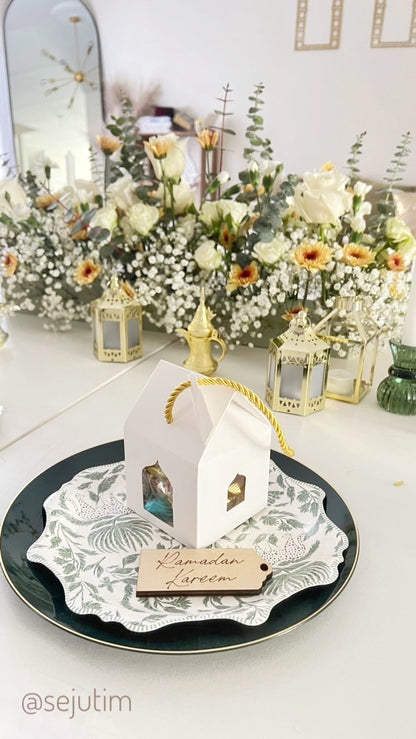 Set of 10 Little Mosque Treat Boxes