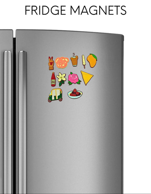 South Asian Magnets Set Of 11