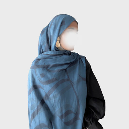 PREORDER Printed Calligraphy Modals Hijabs | Rima