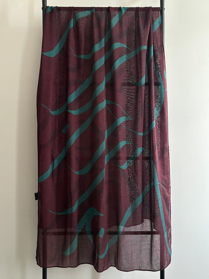 Printed Calligraphy Modals Hijabs | Khadijah