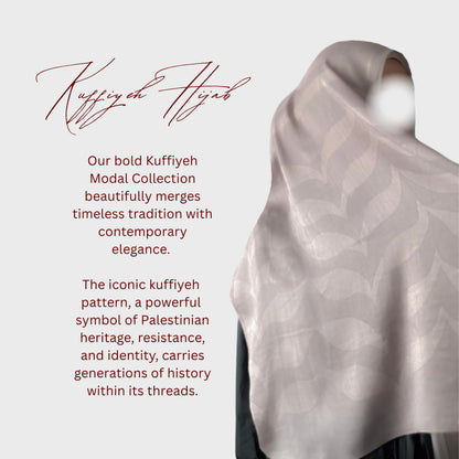 PREORDER 'REEM' Printed Kuffiyeh Modal Hijab