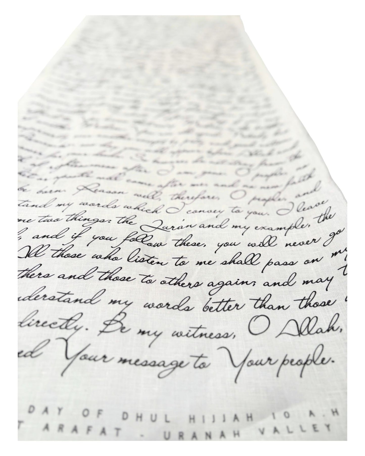 The Last Sermon Tapestry Calligraphy Scroll Art