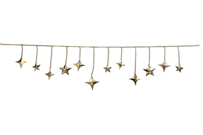 North Star & Sparkle Metal Garland