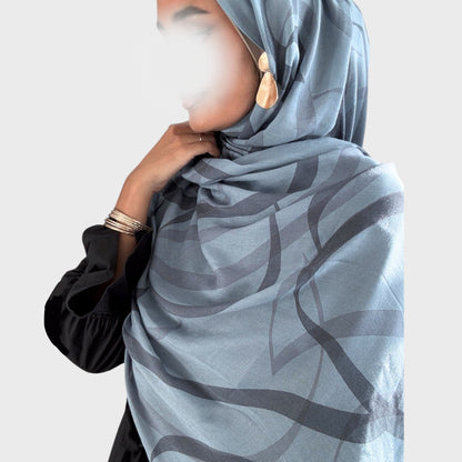 PREORDER Printed Calligraphy Modals Hijabs | Zakera