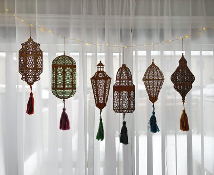 Decorative Wooden Lanterns DIY Craft Kit