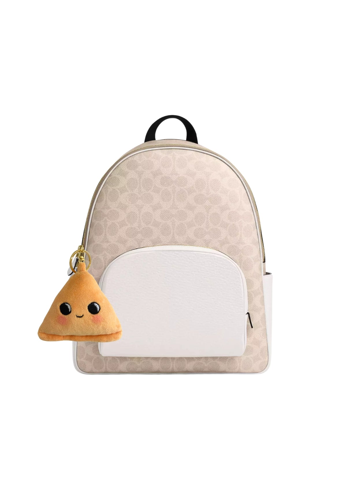 Cute Samosa Keychain + Zip Coin Purse