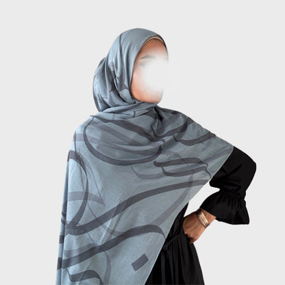 PREORDER Printed Calligraphy Modals Hijabs | Zakera
