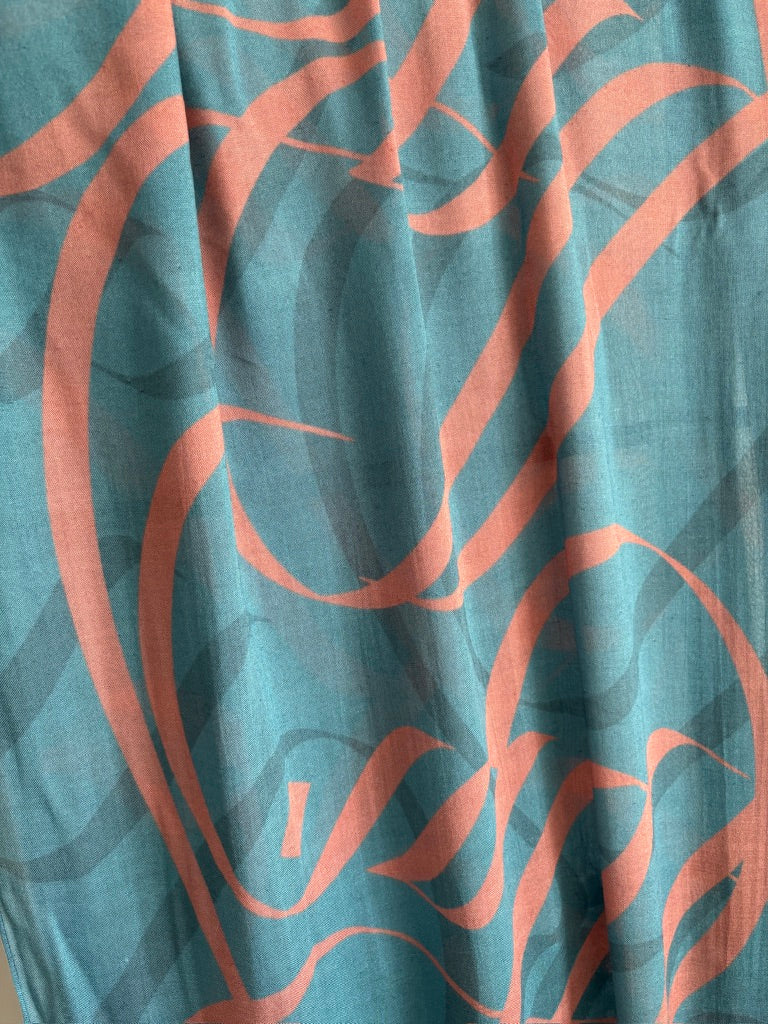 Printed Calligraphy Modals Hijabs | Miraj