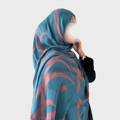 PREORDER Printed Calligraphy Modals Hijabs | Miraj