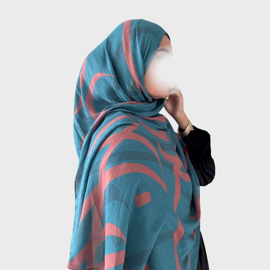 PREORDER Printed Calligraphy Modals Hijabs | Miraj