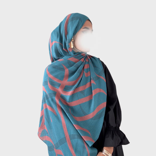 PREORDER Printed Calligraphy Modals Hijabs | Miraj