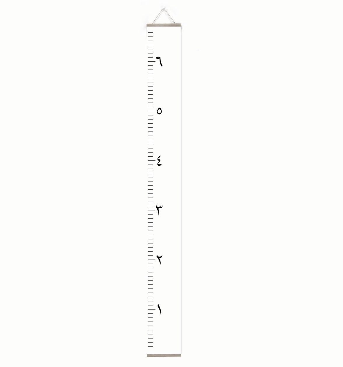 Arabic Numeral Growth Chart Kids Nursery Room