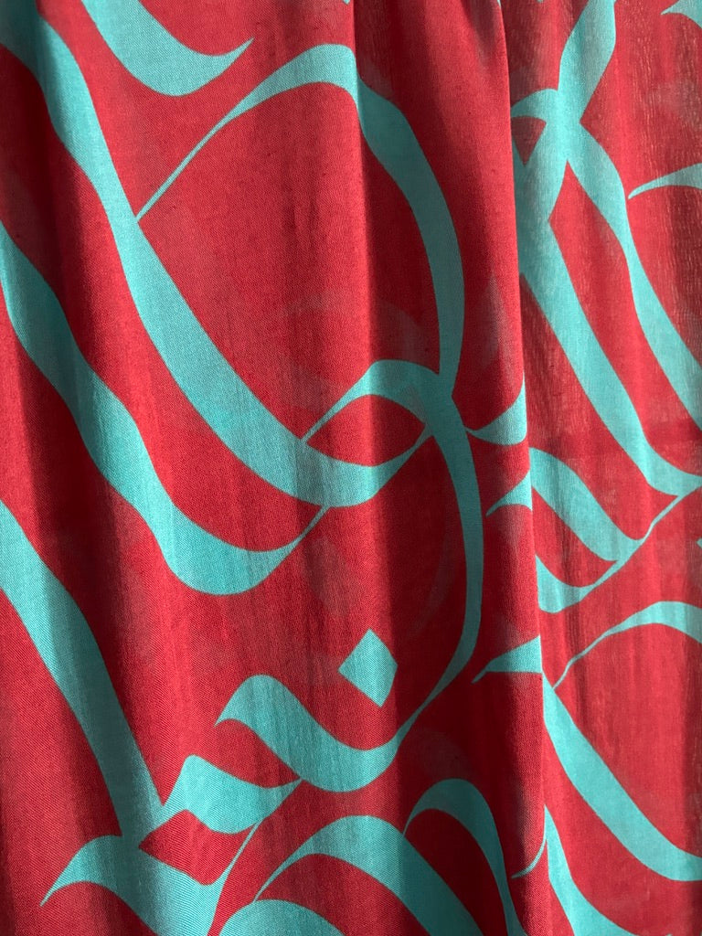 Printed Calligraphy Modals Hijabs | Misbah