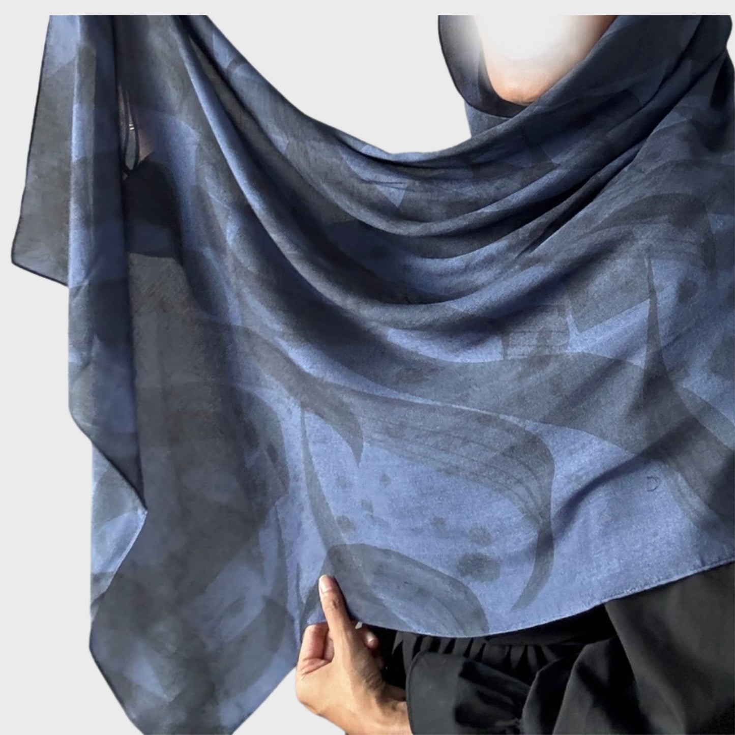 PREORDER Printed Brush-Stroke Calligraphy Modals Hijabs