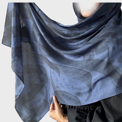 PREORDER Printed Brush-Stroke Calligraphy Modals Hijabs