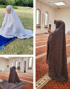 One-Piece Full Length Light Daily At-Home Prayer Hijab/Jilbab | Up A Notch