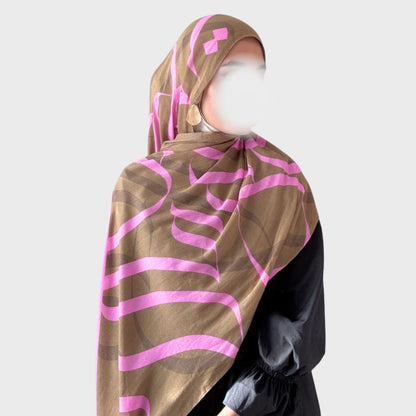 PREORDER Printed Calligraphy Modals Hijabs | Shagufta