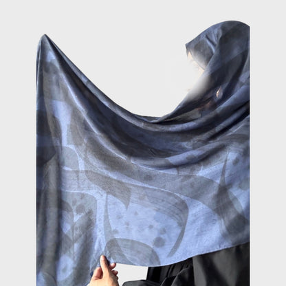 PREORDER Printed Brush-Stroke Calligraphy Modals Hijabs