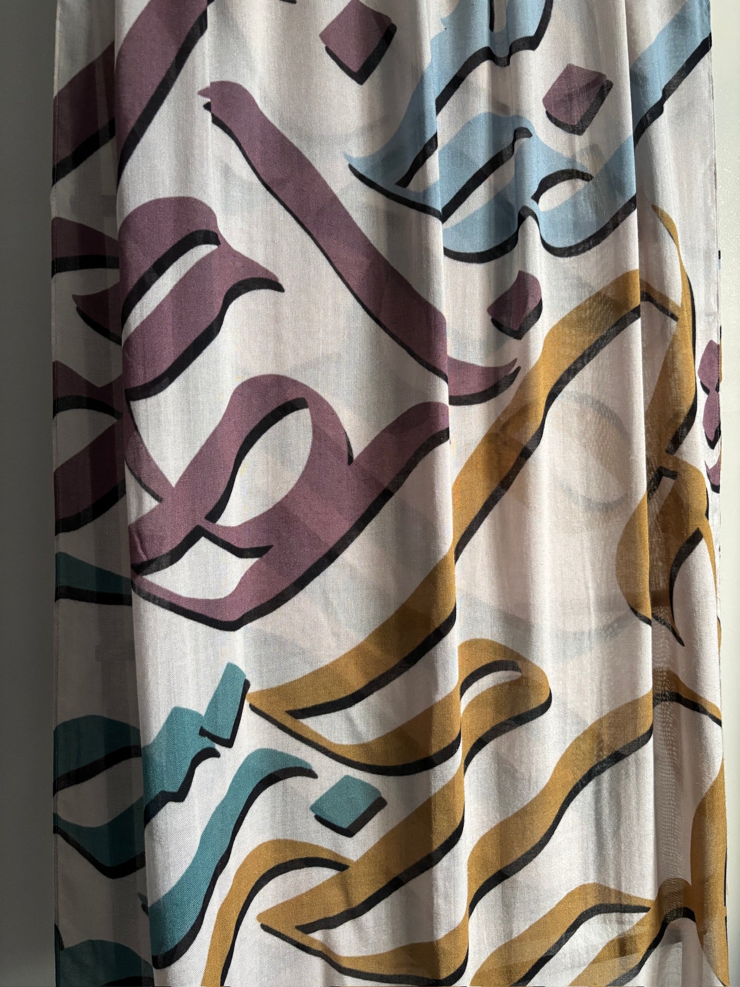 Printed Calligraphy Modals Hijabs | Fatimah