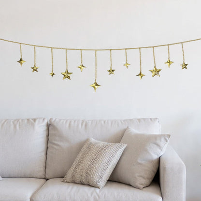 North Star & Sparkle Metal Garland
