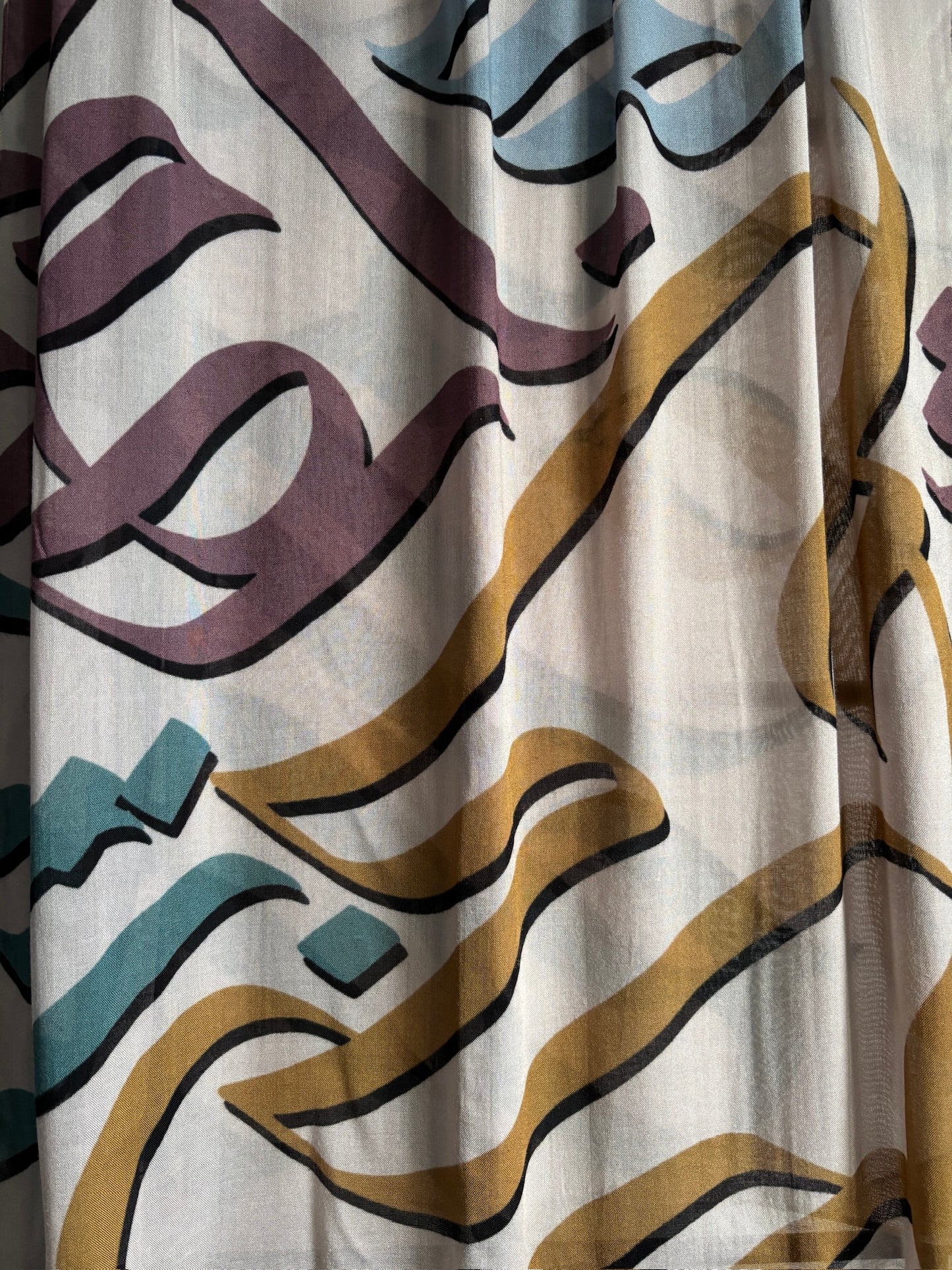 Printed Calligraphy Modals Hijabs | Fatimah