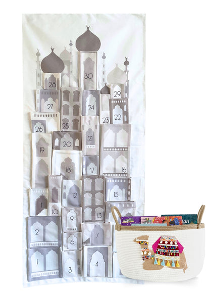 Beige Mosque 30 Day Pocket Ramadan Good Deed Calendar