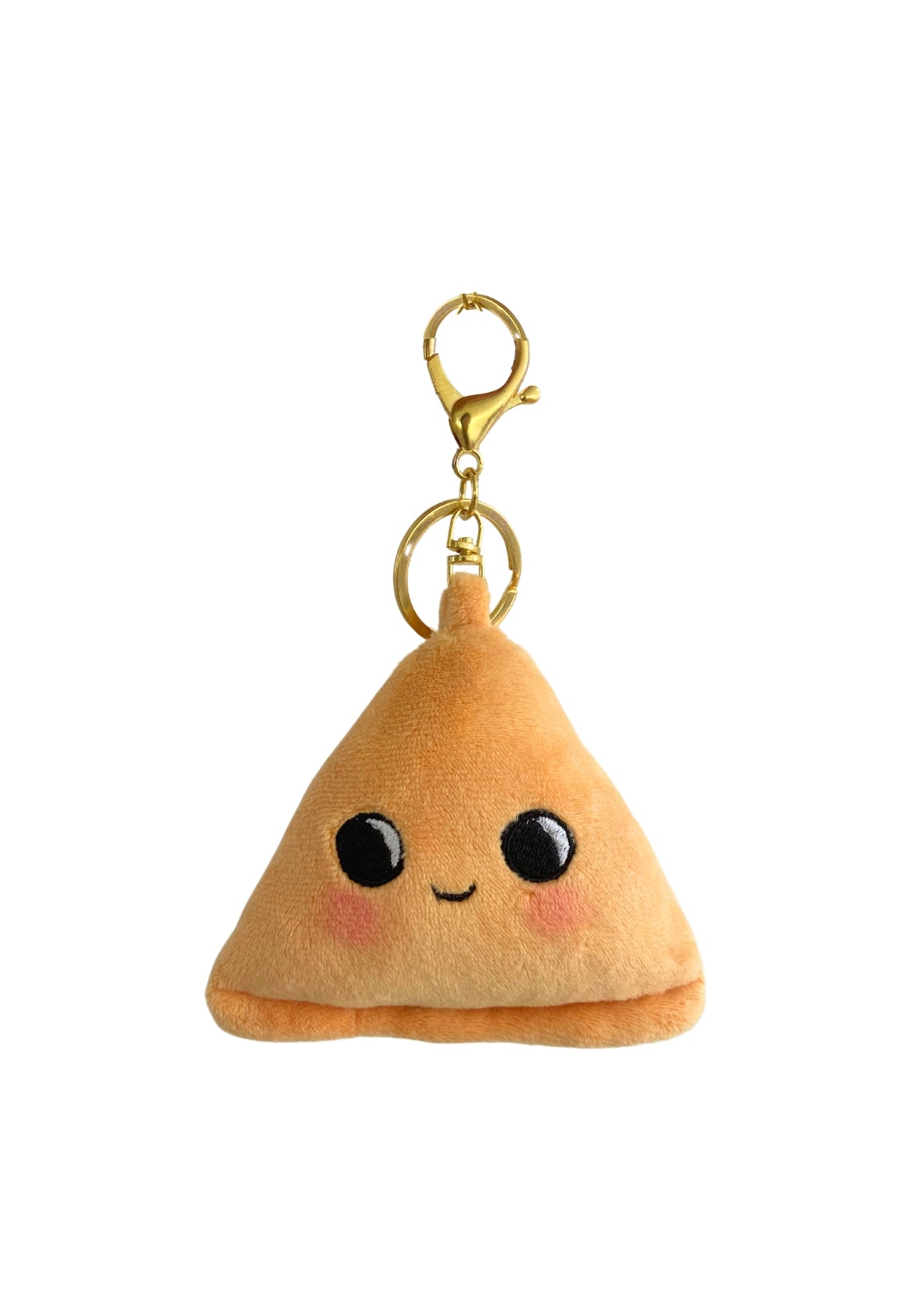 Cute Samosa Keychain + Zip Coin Purse