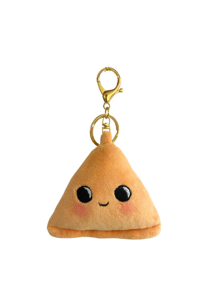Cute Samosa Keychain + Zip Coin Purse