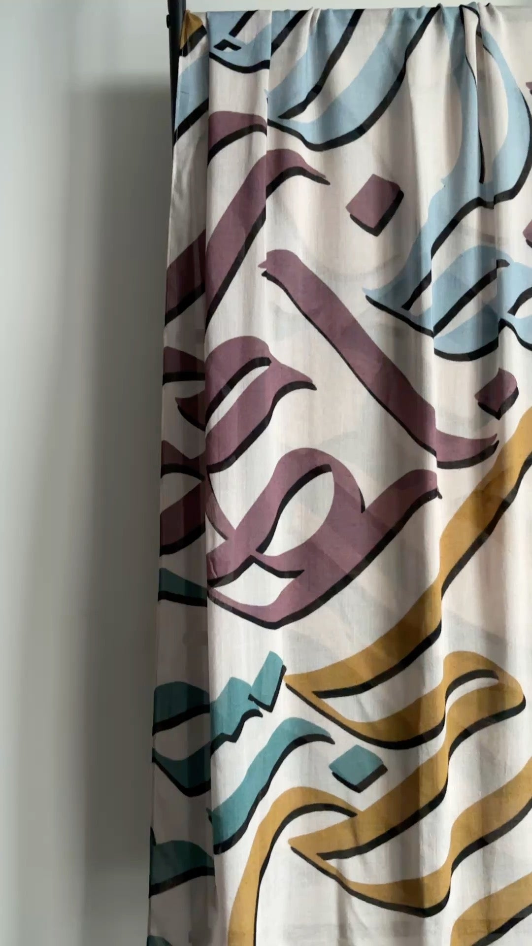 Printed Calligraphy Modals Hijabs | Fatimah