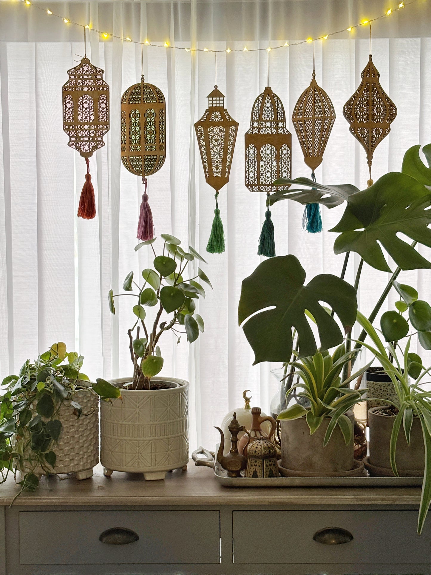 Decorative Wooden Lanterns DIY Craft Kit