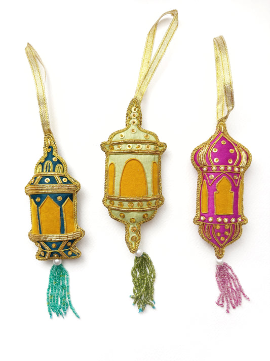 Bejewelled Lantern Heirloom Garland Ornaments