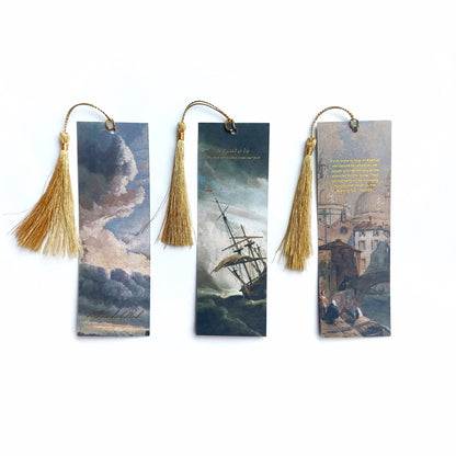 Artisanal Oil Paint Islamic Quote Bookmarks Set Of Three