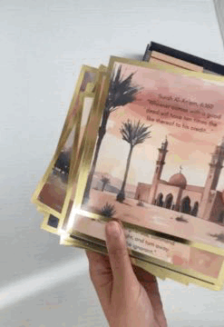 30 Days of Inspirational Quran Ayahs Card Art