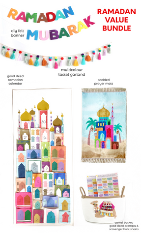 7 PIECE VALUE BUNDLE Multicolour Festive Ramadan In A Box
