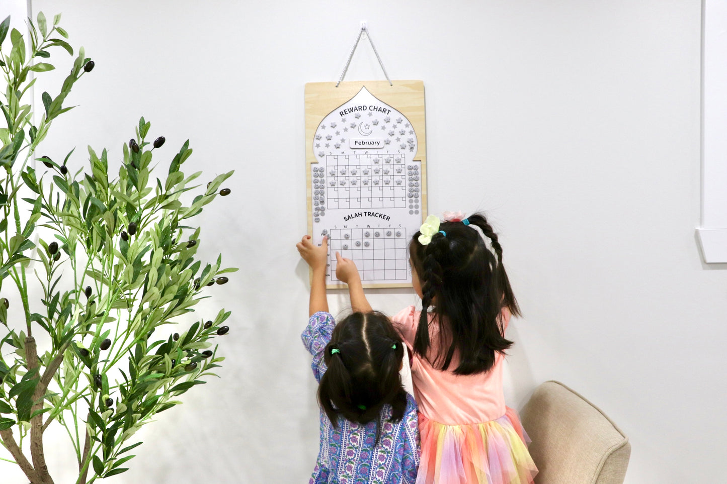 Magnetic Salat Tracker & Good Deed Reward Chart