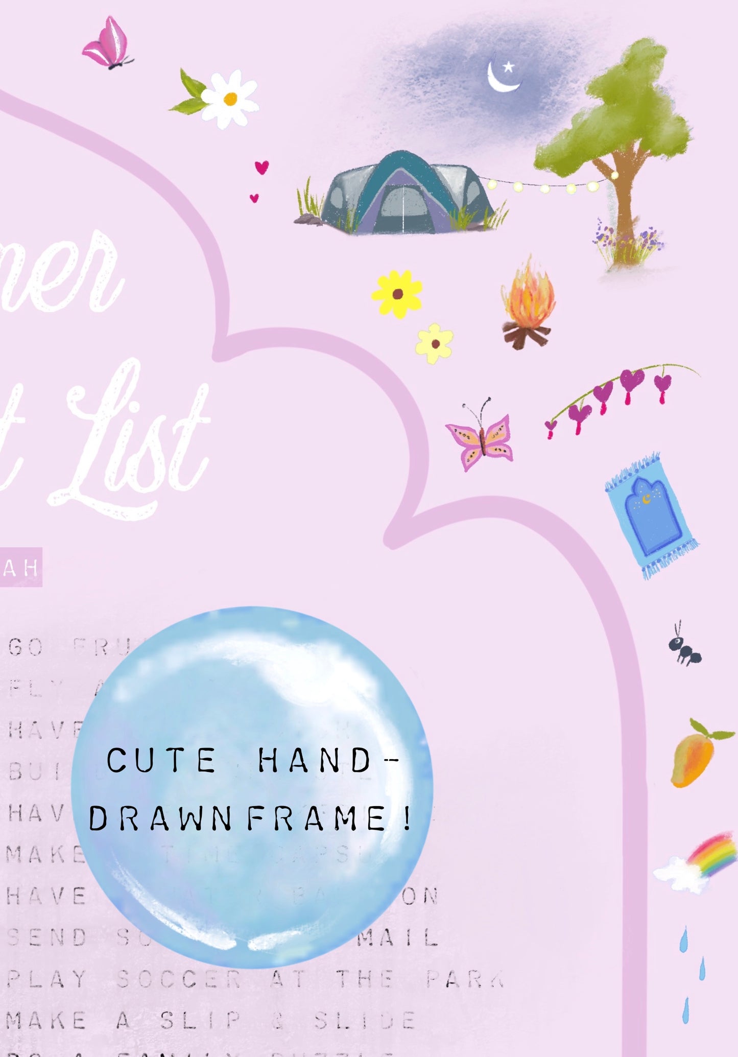 Summer Activity Family Bucket | Digital Download