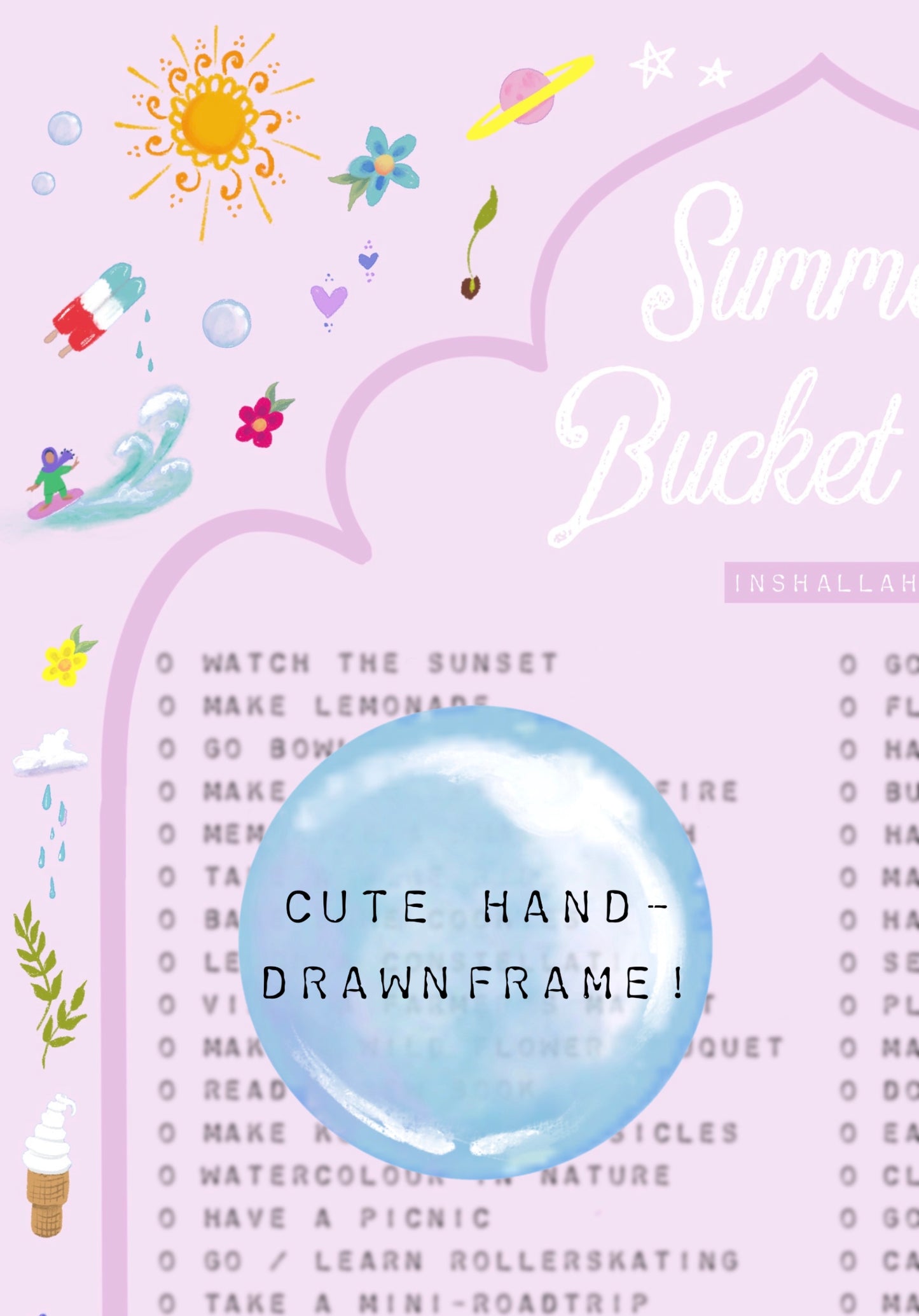 Summer Activity Family Bucket | Digital Download